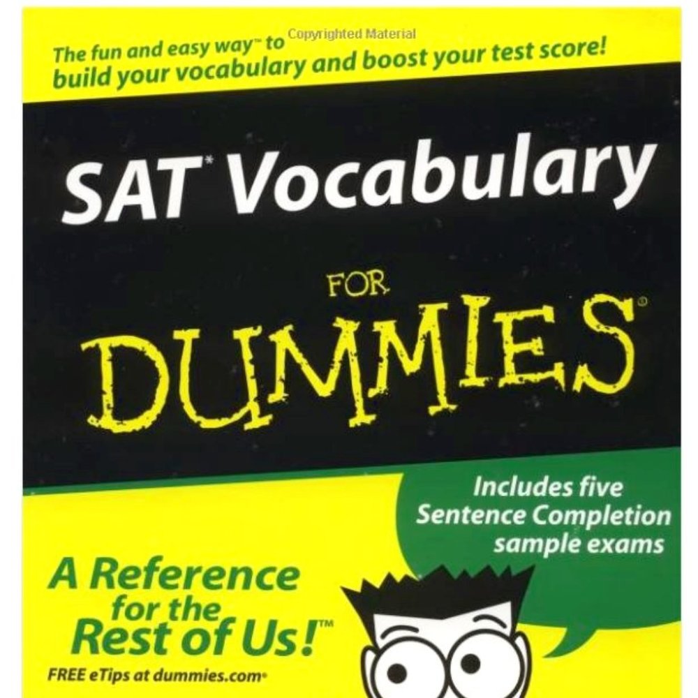 SAT Vocabulary For Dummies 1st Edition Paperback by Suzee Vlk